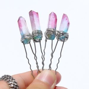 Hair Pin Tie Dye Pink